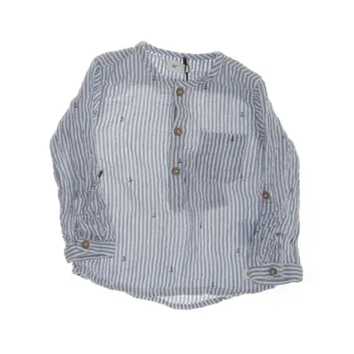 Henley shirt (Blauw, Wit) van Newbie by KappAhl