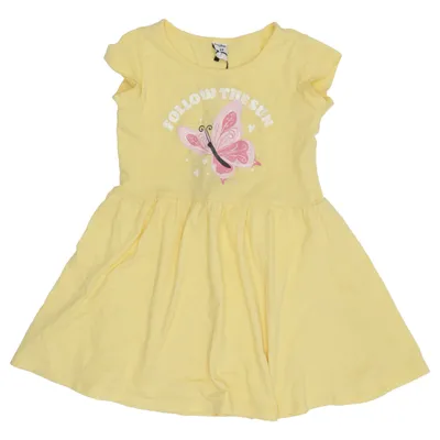 Klänning (Gul, Rosa) från Dopo Dopo Girls