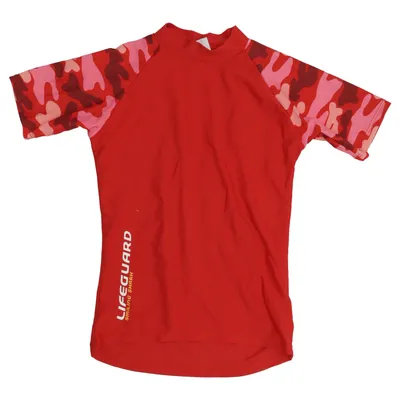 Swim shirt (Red, Pink, Multicolored) from Smiling Shark Elastane, Polyamide