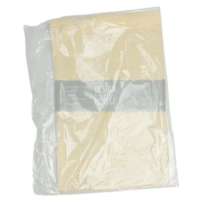 Housse de coussin (Jaune, Blanc) de Design House Stockholm Lin