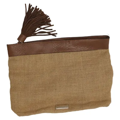 Sac pochette (Beige, Marron) de Mango Touch