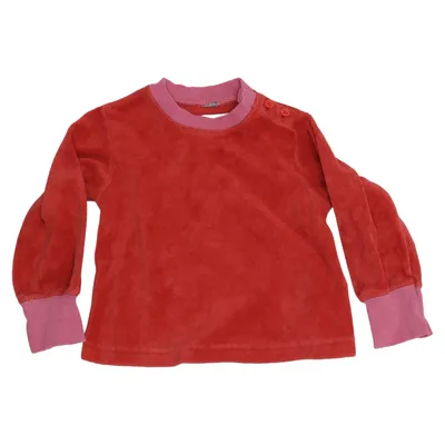 Sweatshirt (Rouge, Rose) de Polarn O. Pyret Coton, Polyester