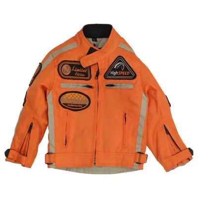 Motorcycle jacket (Orange, Beige, Black) from B.O.S