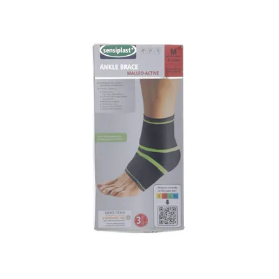 Ankle support (Black, Green) from Sensiplast