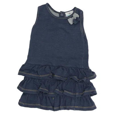 Denim dress (Blue) from Topomini Cotton