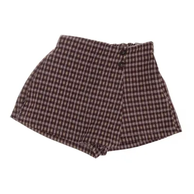Skort (Bruin, Roze) van Zara Elastaan, Polyester, Viscose
