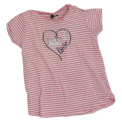 T-shirt (Pink, White) from Salt and Pepper Elastane, Organic cotton