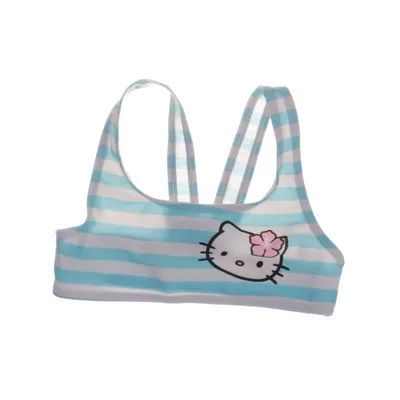 Bikini top (Blue, White) from Hello Kitty Polyester, Elastane