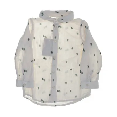 Shirt (White, Multicolored) from H&M Cotton