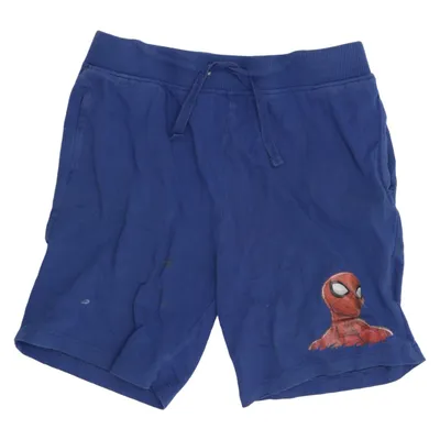 Sweat shorts (Blue) from Marvel Cotton, Elastane