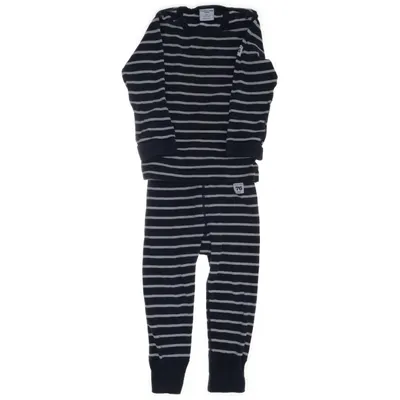Pajamas (Blue, White) from Polarn O. Pyret Organic cotton