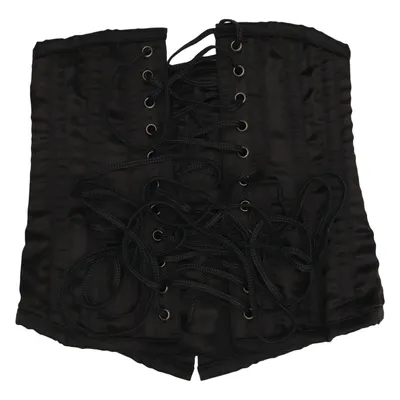 Korset (Zwart) van Burlesk Katoen, Polyester