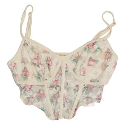 Bustier (Beige, Multicolored) from Love Triangle Elastane, Polyester