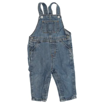 Latzhose (Blau) von H&M Baumwolle, Polyester