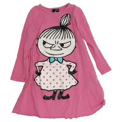 Jurk (Roze, Wit, Zwart) van Moomin by Lindex