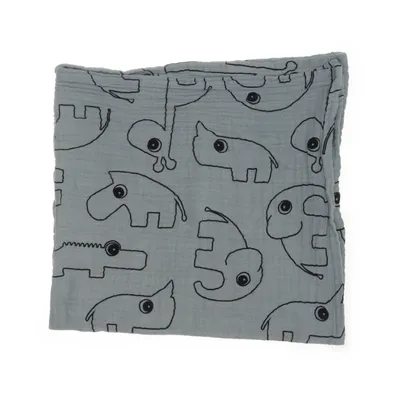 Couverture de bébé (Gris, Multicolore) de Done by Deer