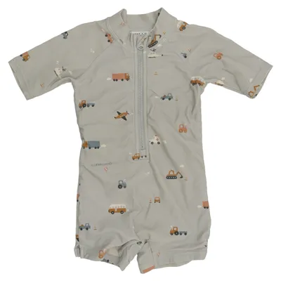 UV beschermende kleding (Grijs, Meerkleurig) van Liewood Elastaan, Gerecycled polyester