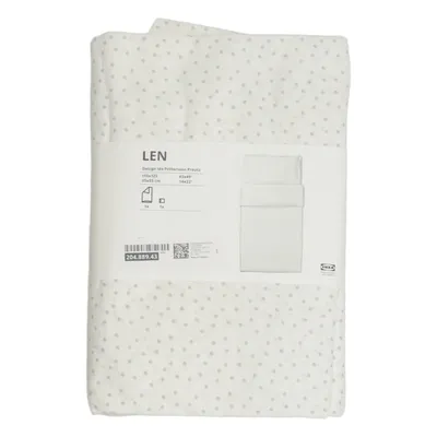 Bäddset (Vit, Grå) från IKEA Bomull