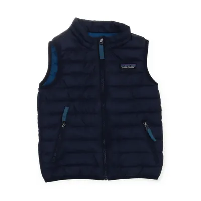 Dunvest (Blå) fra Patagonia Dun, Fjer, Genanvendt polyester