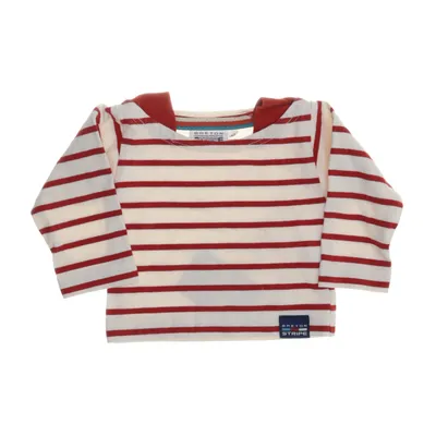 Sweatshirt (Wit, Rood) van BretonStripe