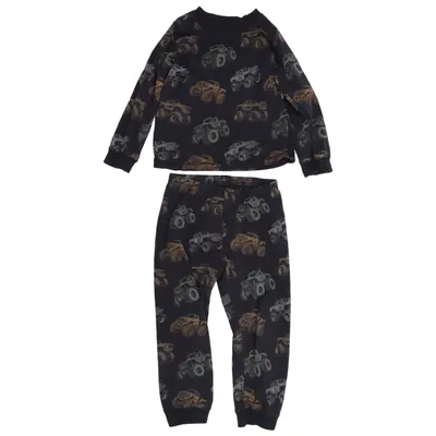 Pyjamas (Blå, Flerfärgad) från Minymo Elastan, Ekologisk bomull