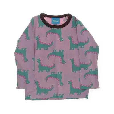 Långärmad t-shirt (Rosa, Grön, Brun) från Me&i Bomull, Elastan