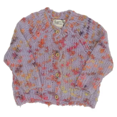 Cardigan (Lilla, Flerfarvet) fra Piupiuchick Akryl, Polyester, Uld