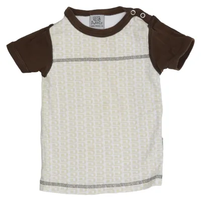 T-shirt (Brun, Beige) från Dunnis Bomull