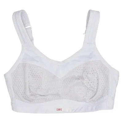 Sport-BH (Weiß) von Swemark Elasthan, Polyamid, Polyester