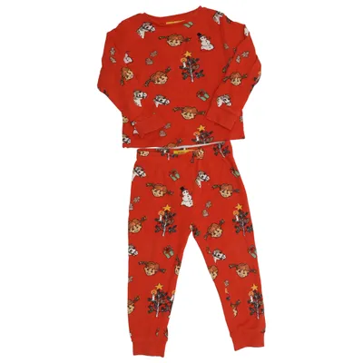 Pyjamas (Röd, Flerfärgad) från Pippi Långstrump