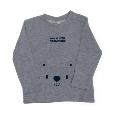 Sweatshirt (Gray) from Fagottino Cotton, Viscose