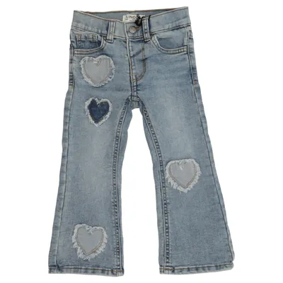 Jeans (Freja) fra Lindex Bomuld, Elastan, Polyester