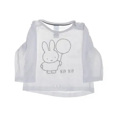 Lange mouwen shirt (Wit, Zilver) van Nijntje Miffy