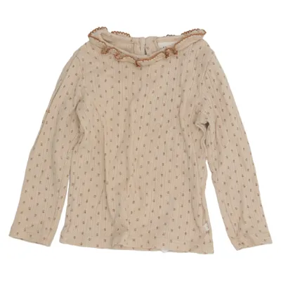 Long sleeve T-shirt (Beige) from Lil' Atelier Organic cotton