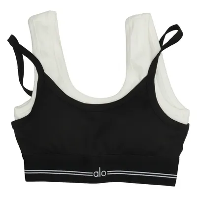 Sports bra (Black, White) from Alo Yoga
