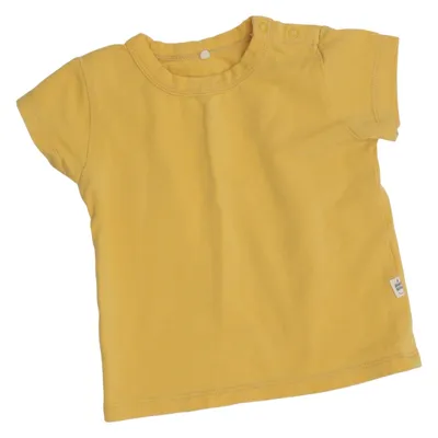 T-shirt (Jaune) de A Happy Brand Coton, Élasthane