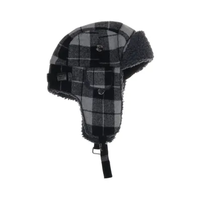 Trapperhatt (Grå, Flerfärgad) från Barts Nylon, Polyester, Pälsimitation, Ull