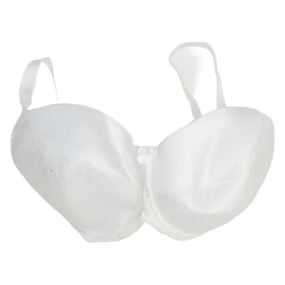 Soutien-gorge (Blanc) de Gaia Coton, Élasthane, Polyamide