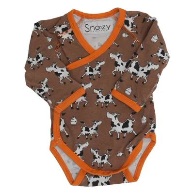 Romper (Bruin, Wit, Zwart) van Snoozy Scandinavia Katoen, Elastaan