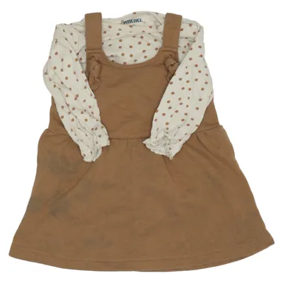 Ensemble (Marron, Blanc, Multicolore) de Rikiki Coton, Polyester