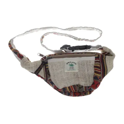 Waist bag (Beige, Brown) from Guru Shop