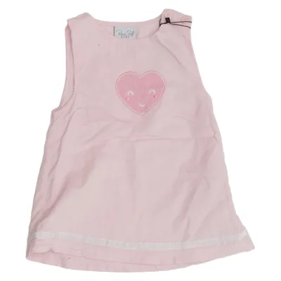 Dungaree dress (Pink) from René Rofé Cotton