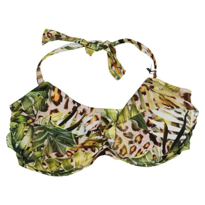 Bikini top (Green, Brown, Multicolored) from Fantasie Elastane, Polyamide