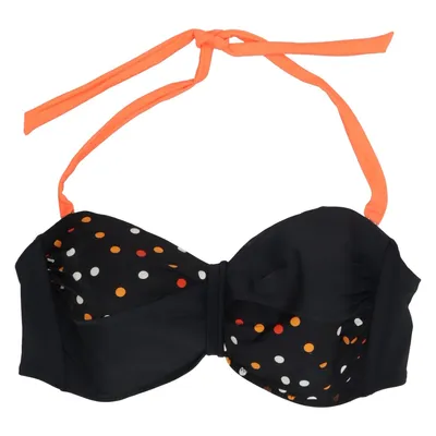 Bikini top (Zwart, Oranje, Meerkleurig) van M.C. Elastaan, Polyamide