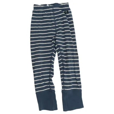 Pajama pants (Blue, White) from Polarn O. Pyret Elastane, Organic cotton