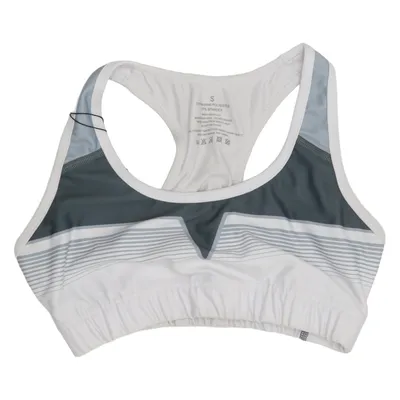 Sport-bh (Wit, Grijs) van Gavelo Elastaan, Gerecycled polyester