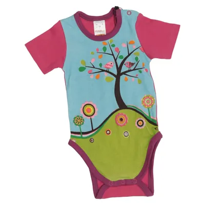 Romper (Blauw, Roze, Groen) van Pusblu Katoen
