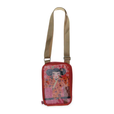 Shoulder-bag (Red, Multicolored) from Pylones