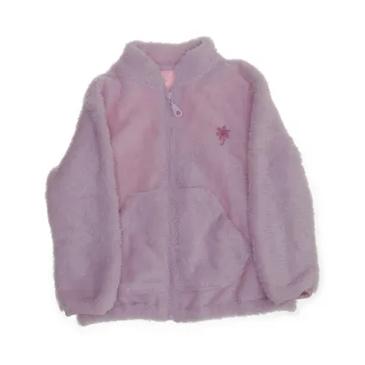 Veste polaire (Rose) de Uniqlo Baby Élasthane, Polyester recyclé