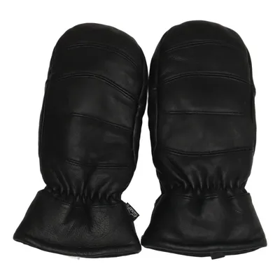 Leren wanten (Zwart) van Tuxer Leer, Polyester